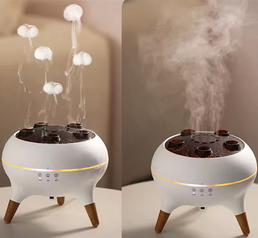 Flame Aromatherapy Essential Oil Diffusers 250ML,Air Diffuser/Humidifier, for Home, Bedroom,Large Room