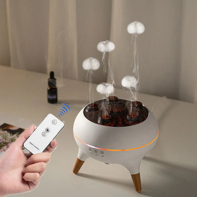 Flame Aromatherapy Essential Oil Diffusers 250ML,Air Diffuser/Humidifier, for Home, Bedroom,Large Room